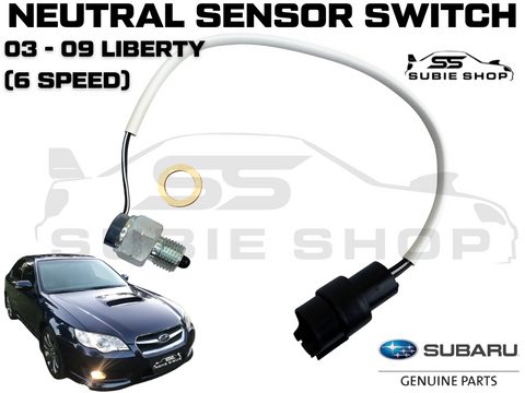 Genuine Transmission Gearbox Neutral Sensor Switch 03 -09 Subaru Liberty 6 Speed