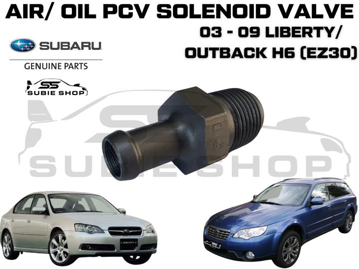 New Genuine OEM Subaru Liberty Outback H6 EZ30 03 -09 PCV Valve Solenoid Air Oil