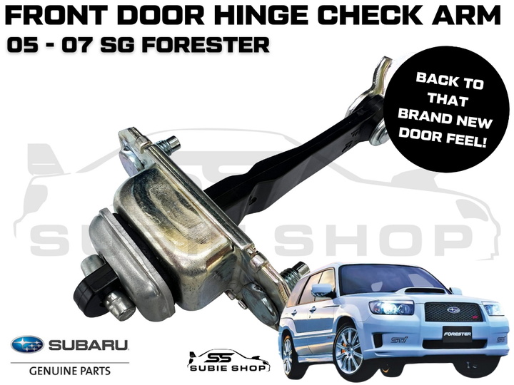 1x Genuine Subaru Forester 05 - 07 SG STi Car Door Hinge Check Arm Stopper Front
