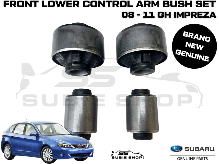 GENUINE Subaru Impreza GH GE RS 2008 -11 Front Lower Control Arm Bush Bushes Set
