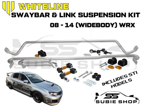 Whiteline Front Rear Sway Bar Link Vehicle Suspension Kit for Subaru WRX 08 - 14