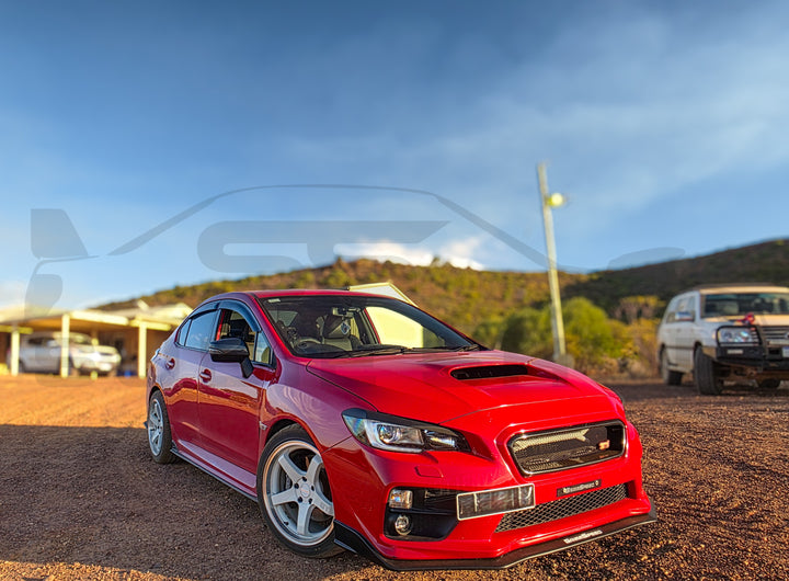 Carbon Fiber Side Mirror Covers Overlays For 15-21 Subaru WRX STi / 15-19 Levorg