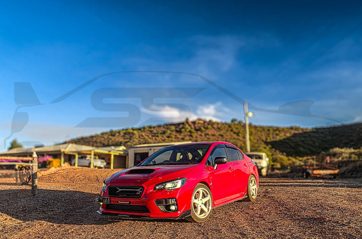 Carbon Fiber Side Mirror Covers Overlays For 15-21 Subaru WRX STi / 15-19 Levorg