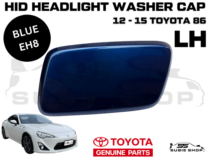 NEW Genuine OEM Toyota 86 2012 - 15 Headlight Washer Cap Cover Left LH Blue E8H
