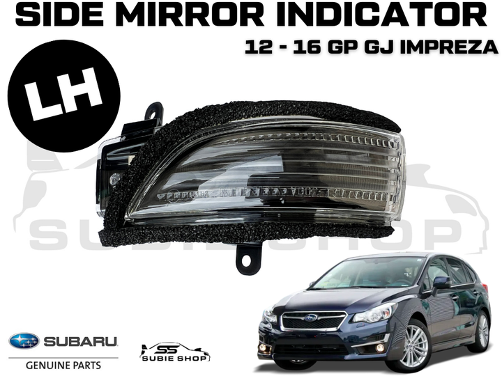New Genuine Subaru Impreza GP GJ 2012 - 2016 Side Mirror Indicator Light Left LH