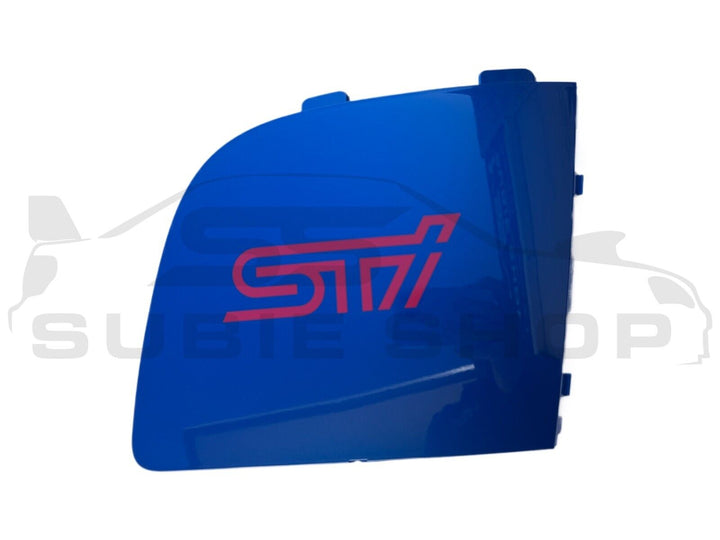 Genuine Subaru Impreza WRX Hawkeye STi 05 - 07 Fog Light Cover Surround Blue O2C