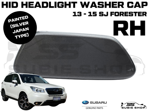 New Genuine Headlight Silver Washer Cap Cover 2013 - 15 Subaru Forester SJ RH