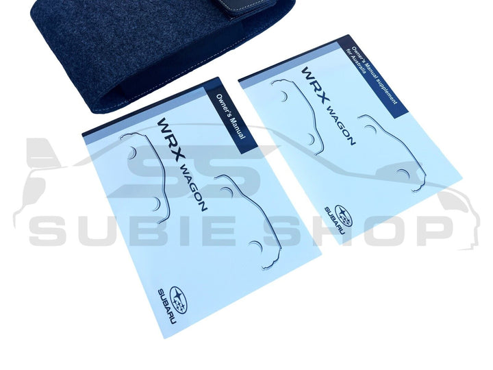 GENUINE Subaru WRX VN Wag 22 -24 Factory Owners Manual Log Book Wallet Set Pouch