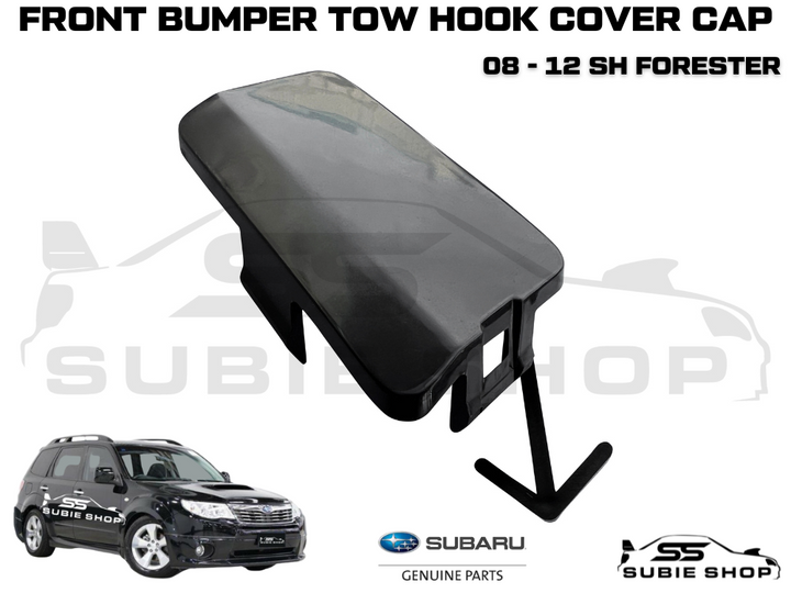 GENUINE Subaru Forester 08 - 12 SH XT Front Bumper Bar Tow Hook Cap Cover Matt