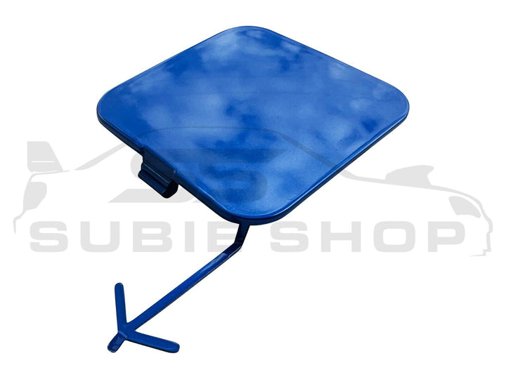 GENUINE Subaru Impreza 08 - 11 GH GE Rear Bumper Bar Tow Hook Cap Cover Blue O2C