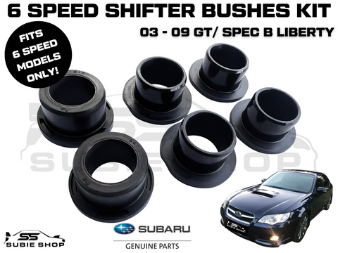 GENUINE Subaru Liberty Gen 4 6 Speed 03-09 Gear Shifter Knuckle Joint Bushes Set