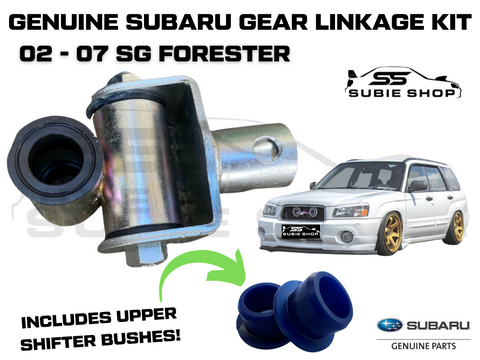 GENUINE Subaru Forester 02 - 07 SG SG9 XT Gear Shifter Knuckle Joint Bushes Kit