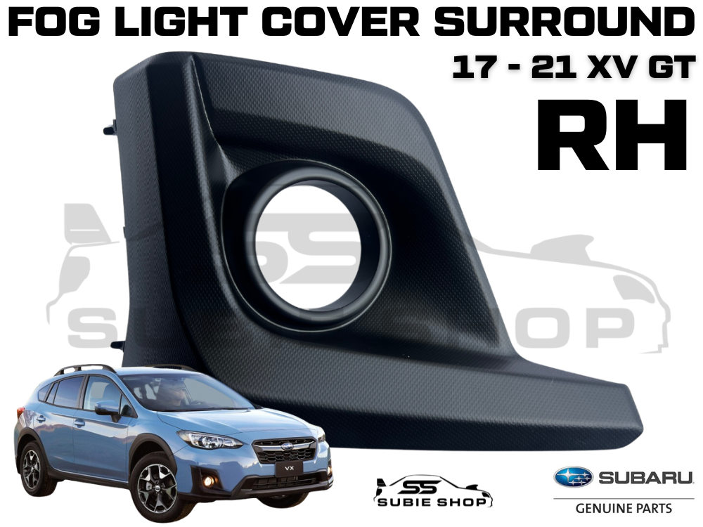 Right Side Fog Light Cover For 2015-2017 Subaru Legacy – Black Bezel, Direct Fit