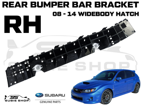 GENUINE Subaru Impreza 08 - 14 WRX STi Widebody HATCH Rear Bumper Bar Bracket RH