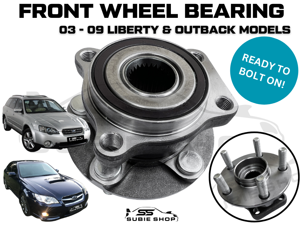 AM Autoparts Pair Front Wheel Hub Bearing Assemblies For Subaru Impreza Forester Legacy Outback