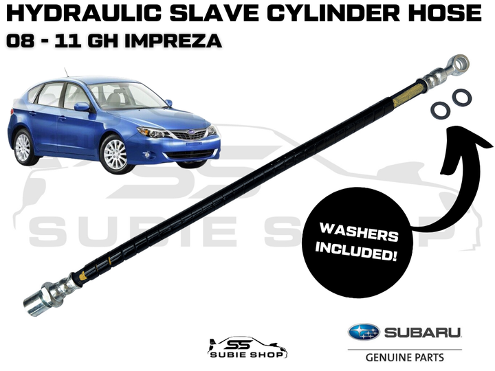 GENUINE Subaru Impreza GH 2008 - 11 Manual Hydraulic Clutch Slave Cylinder Hose