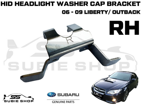 Headlight Washer Cap Water Jet Metal Clip Bracket 06-09 Subaru Liberty Outback RH