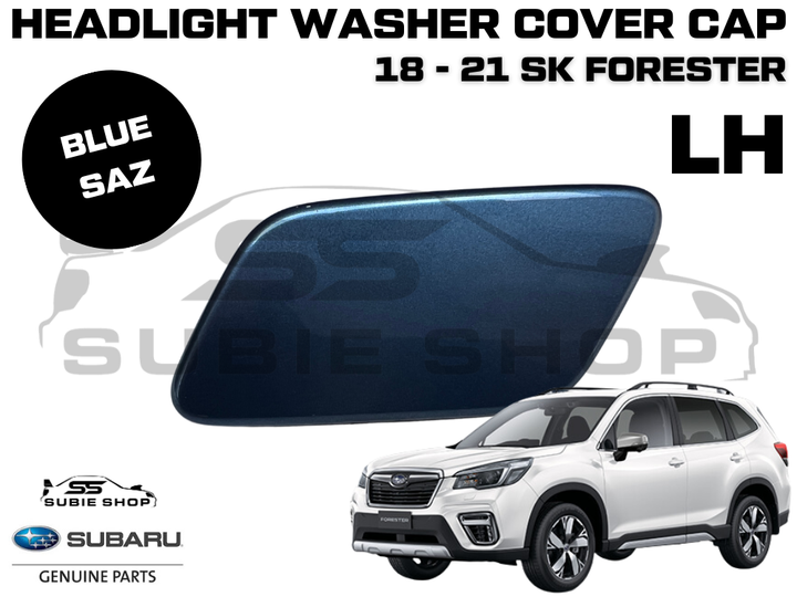 New Genuine Subaru Forester SK Headlight Washer Cap Cover 18 - 21 Left Blue SAZ