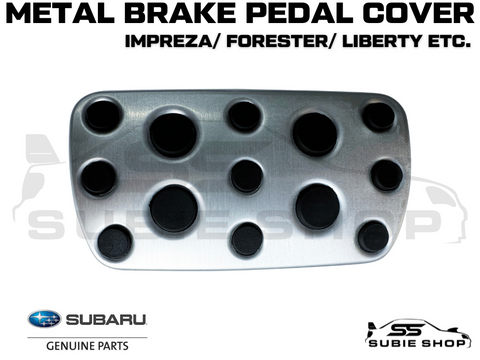 New GENUINE Auto Subaru Foot Brake Metal Pedal Cover Impreza Forester Liberty