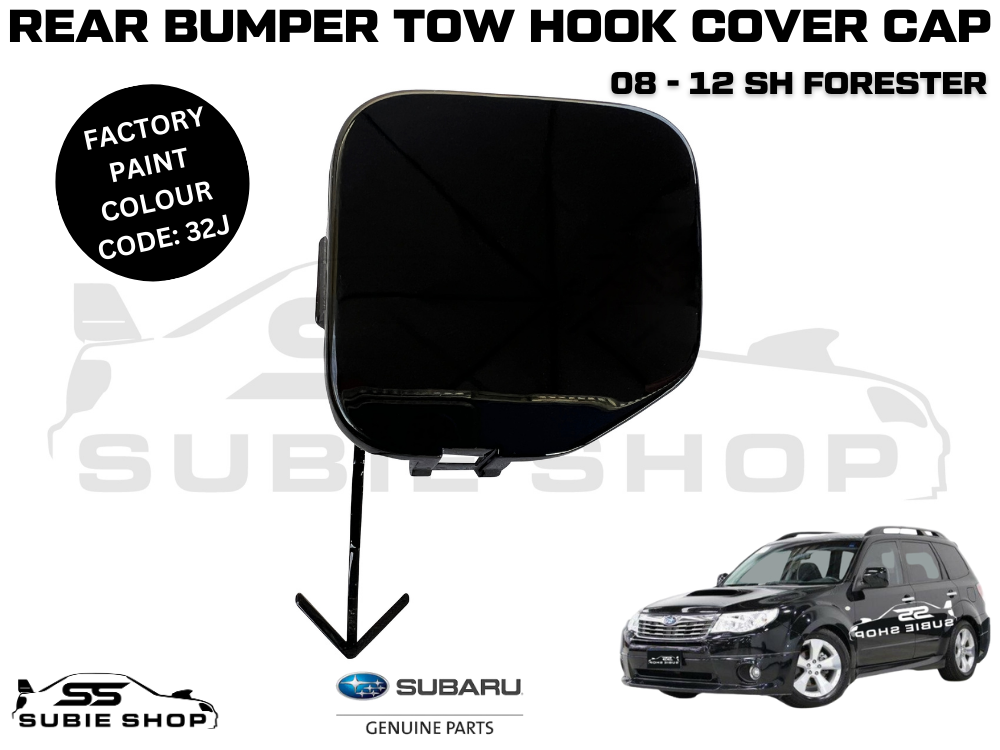 GENUINE Subaru Forester 08 12 SH XT Rear Bumper Bar Tow Hook