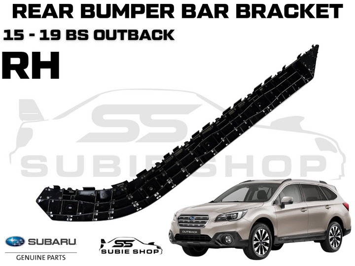 GENUINE Subaru Outback BS 2015 -19 Rear Back Bumper Bar Bracket Slider Right RH