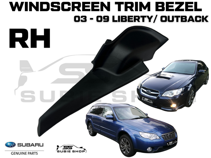 Genuine Subaru Liberty Outback 03 - 09 Windscreen Mould Trim Panel Bezel Right R