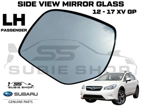 Genuine Subaru XV GP 2012 - 17 Left Passenger Side View Mirror Glass Replacement