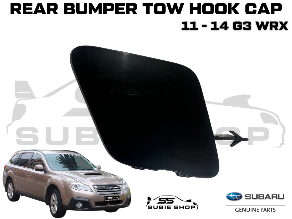 2003-2004 Subaru Outback Front RH Passenger's Tow Hitch / Hook Bumper Cover OEM