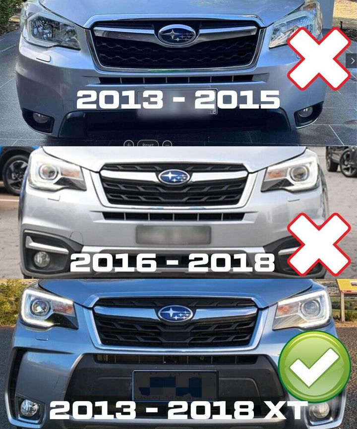 New GENUINE Subaru Forester 13-18 SJ XT Front Bumper Bar Tow Hook Cap Cover Matt