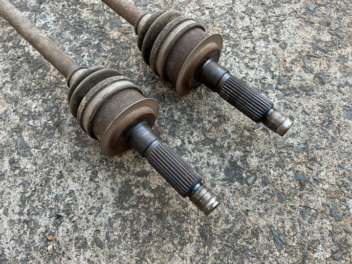 Subaru Forester SH EE20 Diesel 08 - 2012 Rear Diff Driveshafts Set Pair CV Joint