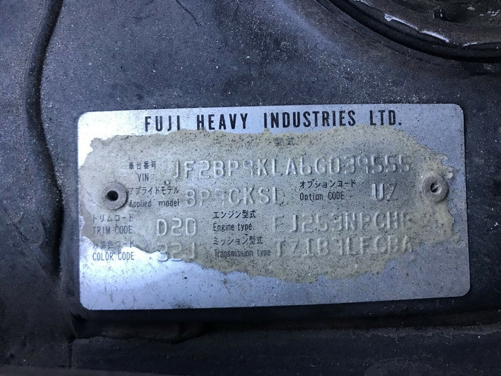 SUBARU OUTBACK 4GEN 03 09 GENUINE REAR WHEEL ARCH COWLING FLARE TRIM LEFT 32J