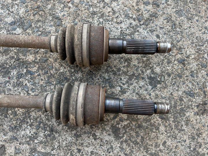 Subaru Forester SH EE20 Diesel 08 - 2012 Rear Diff Driveshafts Set Pair CV Joint