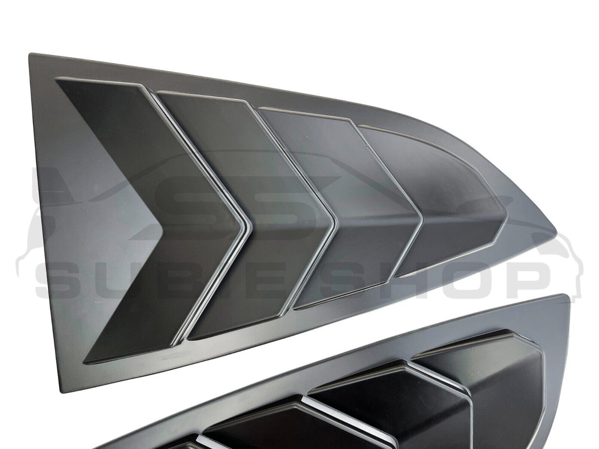 Side Rear Window Louvers Pair Trim For 21 23 Subaru BRZ Toyota 86 Ma