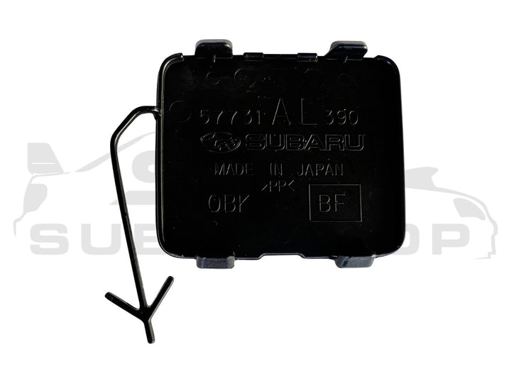 GENUINE Subaru Outback BS 15 - 19 Rear Bumper Bar Tow Hook Cap Cover Matt Black