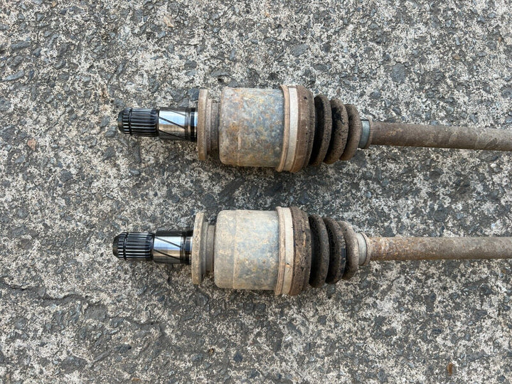 Subaru Forester SH EE20 Diesel 08 - 2012 Rear Diff Driveshafts Set Pair CV Joint