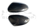 REAL Carbon Fiber Side Mirror Covers Caps Overlays For 22+ Subaru BRZ Toyota 86