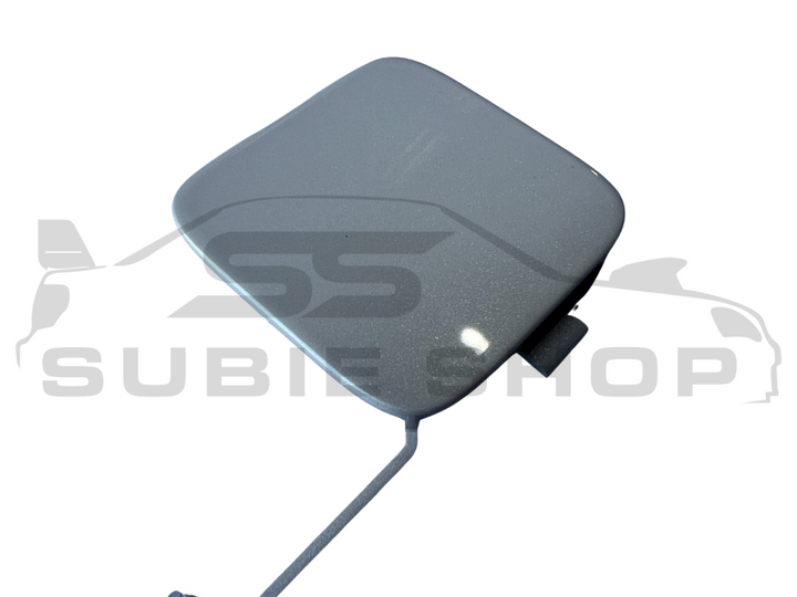 GENUINE Subaru Forester 2013 -15 SJ Rear Bumper Bar Tow Hook Cap Cover White 37J