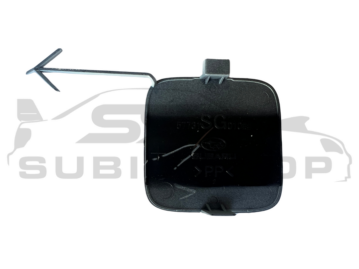 GENUINE Subaru Forester 2013 -15 SJ Rear Bumper Bar Tow Hook Cap Cover White 37J