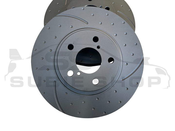 Performance Brake Rotors & Pads Upgrade 08 - 12 for Subaru Forester SH XT D