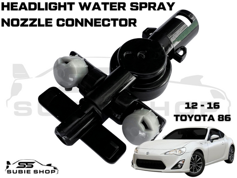 HID Headlight Washer Cap Water Jet Nozzle Squirter Piece For 12 - 16 Toyota 86