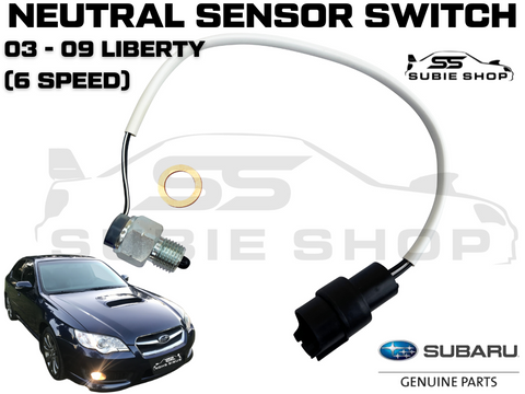 Genuine Transmission Gearbox Neutral Sensor Switch 03 -09 Subaru Liber ...