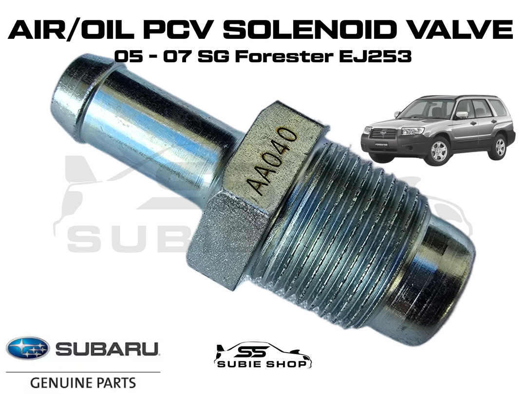 New Genuine OEM Subaru Forester SG NA 2005 - 07 EJ25 PCV Valve Solenoid Air Oil