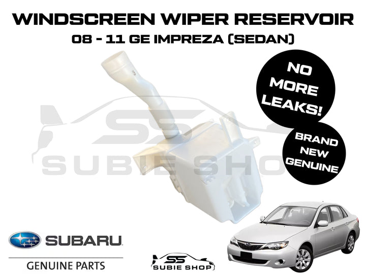 Genuine Subaru Impreza GE 08-11 Windscreen Window Wiper Washer Bottle Tank Water