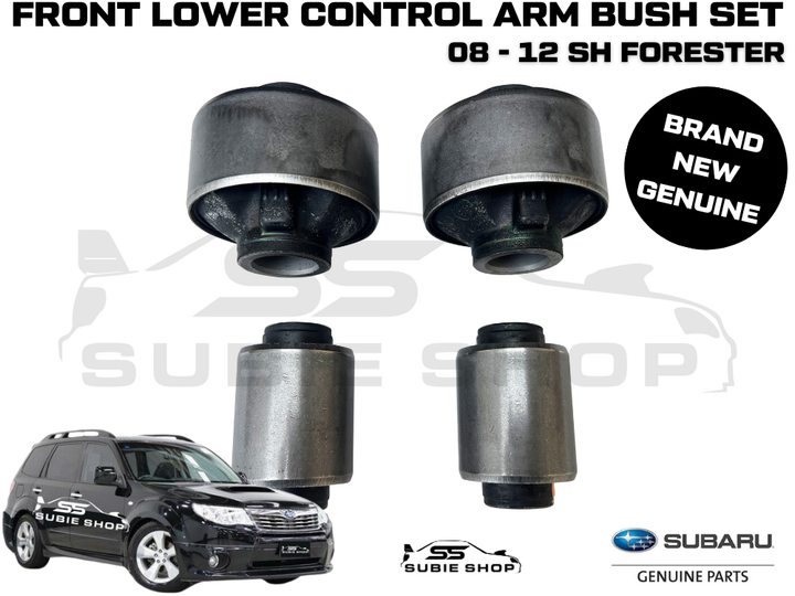 GENUINE Subaru Forester SH 2008 - 2012 Front Lower Control Arm Bush Bushes Set