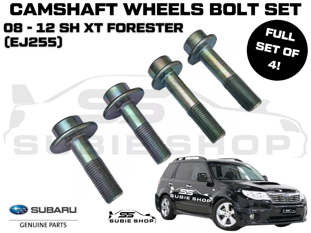 GENUINE Subaru Forester SHXT 08-12 EJ255 Camshaft Cam Intake Exhaust Wheel Bolts