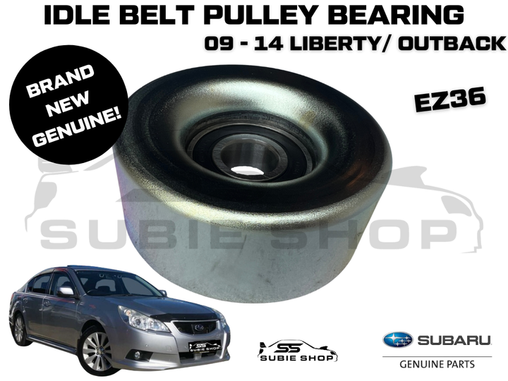Genuine Subaru Liberty Outback Gen 5 H6 09-14 Idle Belt Pulley Bearing EZ36 3.6L