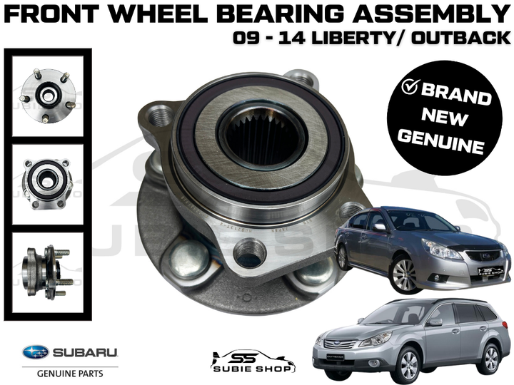 New Genuine Subaru Liberty Outback 2009 - 2014 Front Wheel Bearing Hub Assembly