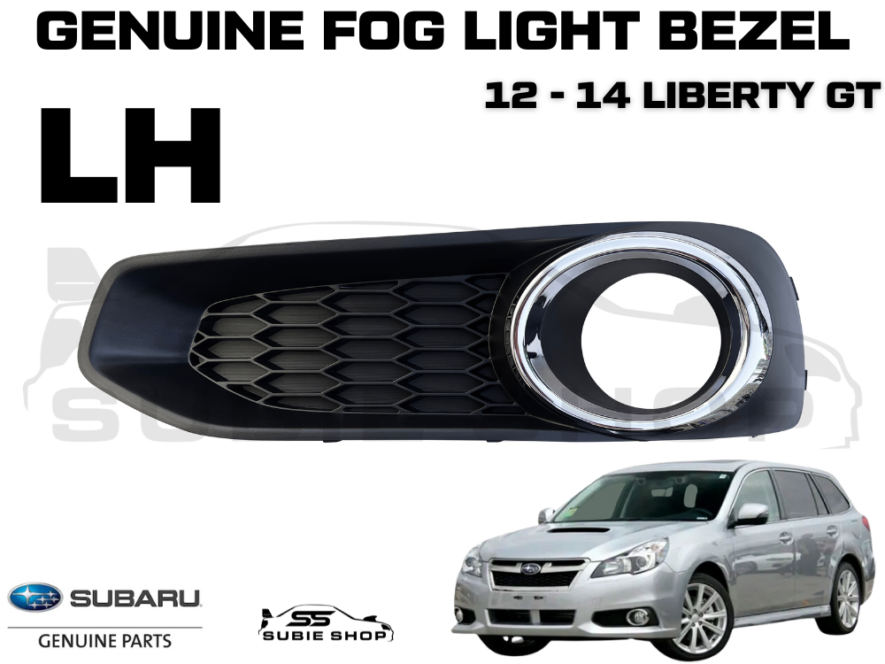 Genuine Subaru Liberty GT 12-14 Chrome Spot Fog Light Cover Surround Trim L Left