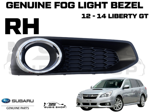 Genuine Subaru Liberty GT 12-14 Chrome Spot Fog Light Cover Surround Trim Right