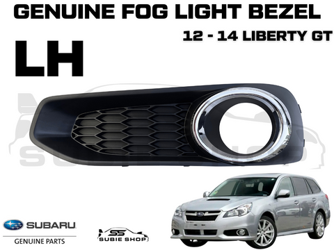 Genuine Subaru Liberty GT 12-14 Chrome Spot Fog Light Cover Surround Trim L Left